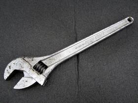 84-4701-150 Crescent Vintage Powrkraft 15 Inch Adjustable Wrench Made In Usa