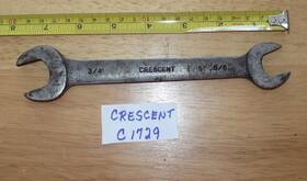 C1729 Crescent Vintage 3/4 5/8 Open End Wrench 1950s