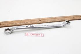 C8023 Crescent 7/16 Inch X 3/8 12 Point Sae Chrome Deep Offset Box End Wrench Usa