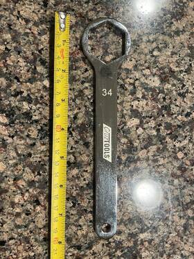 Crzaw34 Cruztools Axle Wrench 34mm For Bmw Motorcycles