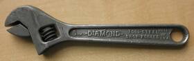 B289 Diamond Caulk And Horseshoe 6 Inch Adjustable Wrench Usa