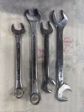 4t104 Drop Forged 2 Angle Open End Wrenches Combination