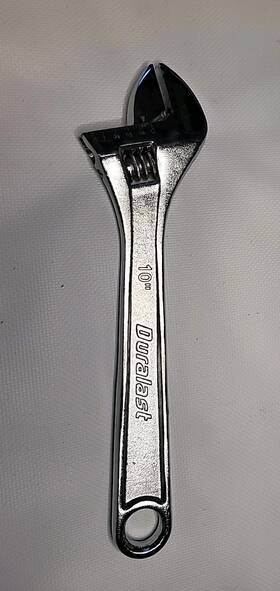 78-010 Duralast Adjustable Wrench. 10 Inch
