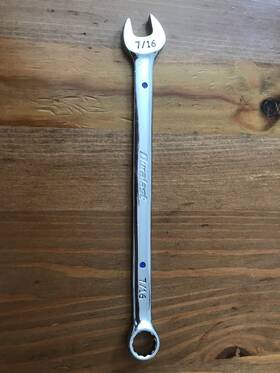 79-103 Duralast 7/16 Inch Sae 12 Point Combination Wrench Excellent Condition