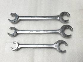 372b Duro Indestro 3 Pcs. - Duro/indestro 371 372 12 Pt. Flare Nut/line Wrenches 3/4 Inch 1-1/4