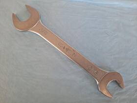 611124 Easco Double Open-end Wrench 11/16 X 3/4 Made In Usa