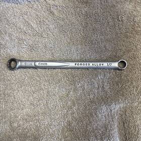 62-118 Easco 62 118 1/2 Inch - 5/8 Double Box End Wrench Usa Made Bin #9