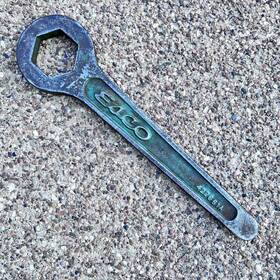 422691a Esco Large Heavy Duty 3 Inch 6 Point 21 Long Wrench Tractor Farm Equipment