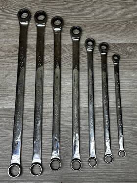E110980 Expert Mac Tools Metric Double Box-end Offset Ratchet Wrench Lot 18-15 13 12 9