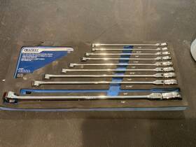 E111969 Expert 9piece Extra Long Sae Ratcheting Wrenches