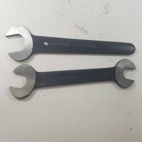 606b Fairmount Tools 629d Vintage Dual Open End Wrench 5/8 Inch And 3/4 1 Usa