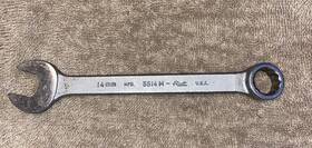 5514m Fleet Vintage Usa 14mm Combination Wrench 12pt 12 Point Metric