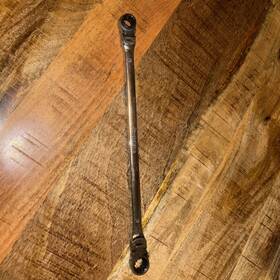 Ktixddb16x18 Flex Platinum Ratchet Wrench 16-18mm Double Head Reversable # Ktixdd16x18