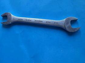 G7619 Gambles Vintage - Double Open End Wrench 11/16 Inch And 3/4 Made In Usa