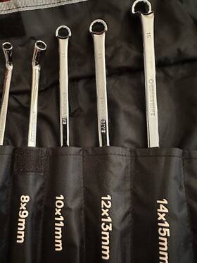 Gd0923 Geardrive Offset Box Wrench Set 9 Piece Chrome