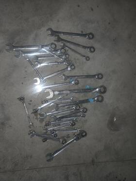 Gearwrench 123455 Mixed Lot Of Gearwrenches Metric And Sae 28pc