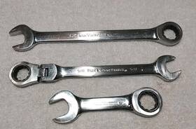 Gearwrench 18581116 3pc Ratcheting Gear Wrench 11/16 Inch /5/8 Flex/18mm Stuby Set