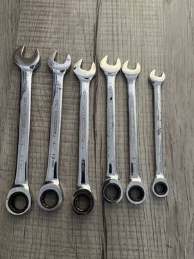 Gearwrench 234506453832 6 Sae Combination Ratchet Wrenches