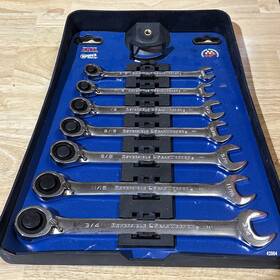 42004 Gearwrench Sae Ratcheting Combination Wren Set Reversible 12pt Without Rganizer