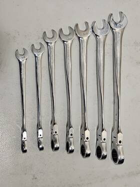 Gearwrench 44280 Sae 7pc Xl X-beam Wrench Set Ratcheting 3/8 Inch -3/4
