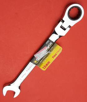 47903 Gearwrench Nos New 15mm Flex Head Ratcheting Wrench