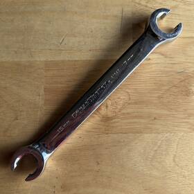 81647 Gearwrench Tools 15mm X 17mm Double Flare Nut Line Open End Wrench