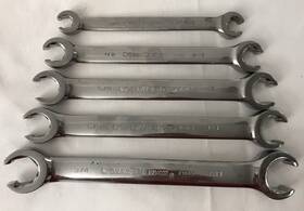 81685 Gearwrench 81681 81682 81683 81684 5 Piece Sae Flare Nut Wrench Set 3/8 Inch -7/8 No 13/16