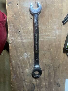 81941 Gearwrench 1-1/4 Inch Combination Wrench Open End And 12-point Box