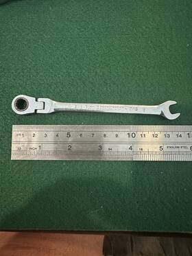 86782 Gearwrench 5/16 Inch Sae 12 Pt Combination Ratcheting Flex Head Wrench