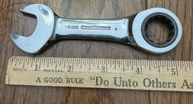 86848 Gearwrench 18mm Stubby Combo Ratcheting Wrench