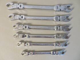 89105 Gearwrench Gear Wrench Ratcheting Flex Flare Nut Set Of 6 Metric