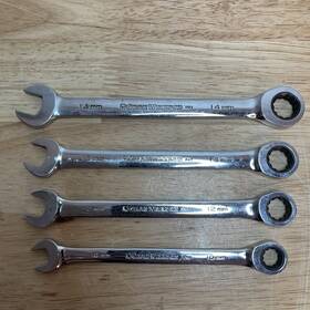 9404 Gearwrench Kd 4 Pc Metric Ratcheting Wrench Set #9404