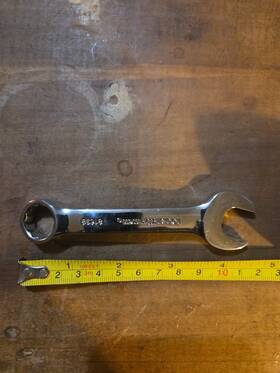 Kdt81638 Gearwrench 14mm 12 Pt Stubby Fixed Combination Wrench Chrome Vanadium Part 81638