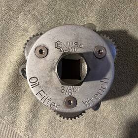 At-b01 Genius Tools 3/8 Inch Drive Three Legged Adjustable Oil Filter Wrench Vtg
