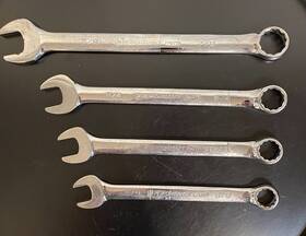 116282 Gm Performance Parts Chrome Combination Wrench Set Of 4