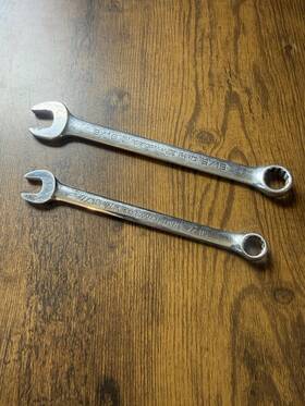 Gm Performance Parts 116182 Lot Of 2 Wrenches 9/16 7/16. Tools. Auto Car. 116182