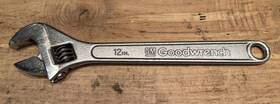 16612 Gm Performance Parts Vintage Goodwrench - 300mm 12 Inch Adjustable Wrench #16612 Very Good Condition