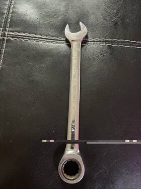 85584 Goodwrench 3/4 Inch Combination Ratcheting Wrench And Open End