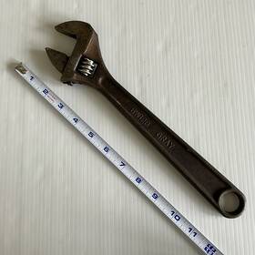Bw12b Gray Vintage 12 Inch Adjustable Wrench Model