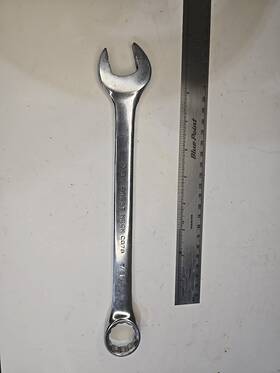 Co78 Great Neck Cn78 Vintage Polished Drop Forged 7/8 Inch Combination Wrench 12 Point