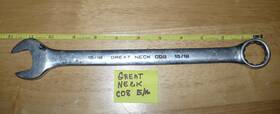 Co8-c08 Great Neck Vintage Co8 15/16 Combination Wrench Drop Forged