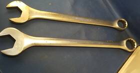 Cw-40 H-p Tool Blueline Cw-36 Blue-line Combination Wrenches 1 /14 Inch And 1/8 Made In Usa Cw-40 H-p Tool Blueline Cw-36 Blue-line Combination Wrenches 1 /14 Inch And 1/8 Made In Usa