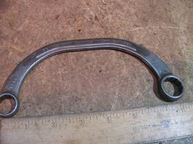 1340 Herbrand Vintage Van Chrome 5/8 Inch 3/4 Half Moon Wrench Starter Manifold
