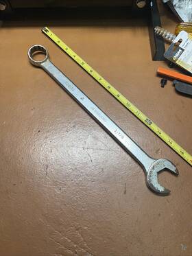 70036 Herbrand 1-1/8 In Sae Combination Wrench 12 Point Vintage Inch