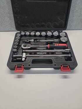 630049 Holex 20 1/2 Inch Drive Socket Piece Set In Case -