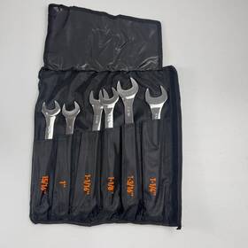 Ref81043 Horusdy 6pc Large Wrench Set With Rolling Pouch 15/16 1 1-1/16 1-1/8 1-3/16 1-1/4