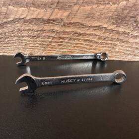 33508 Husky Usa Metric 8mm Combination Wrench 12 Point Bonus 5/16 Inch