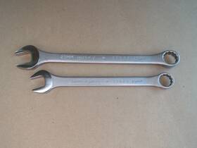 Husky 33820-33523 Vtg Usa 20mm And 23mm Combination Wrench 12 Pt #33820 #33523 Gc Read