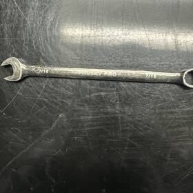 37014p Husky Pro 7/16 Inch Combination Wrench Chrome Finish Heavy Duty Tool