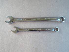 37510-37513 Husky Vtg Usa Metric Combination Wrench 13mm And 10mm Polished Nice Read